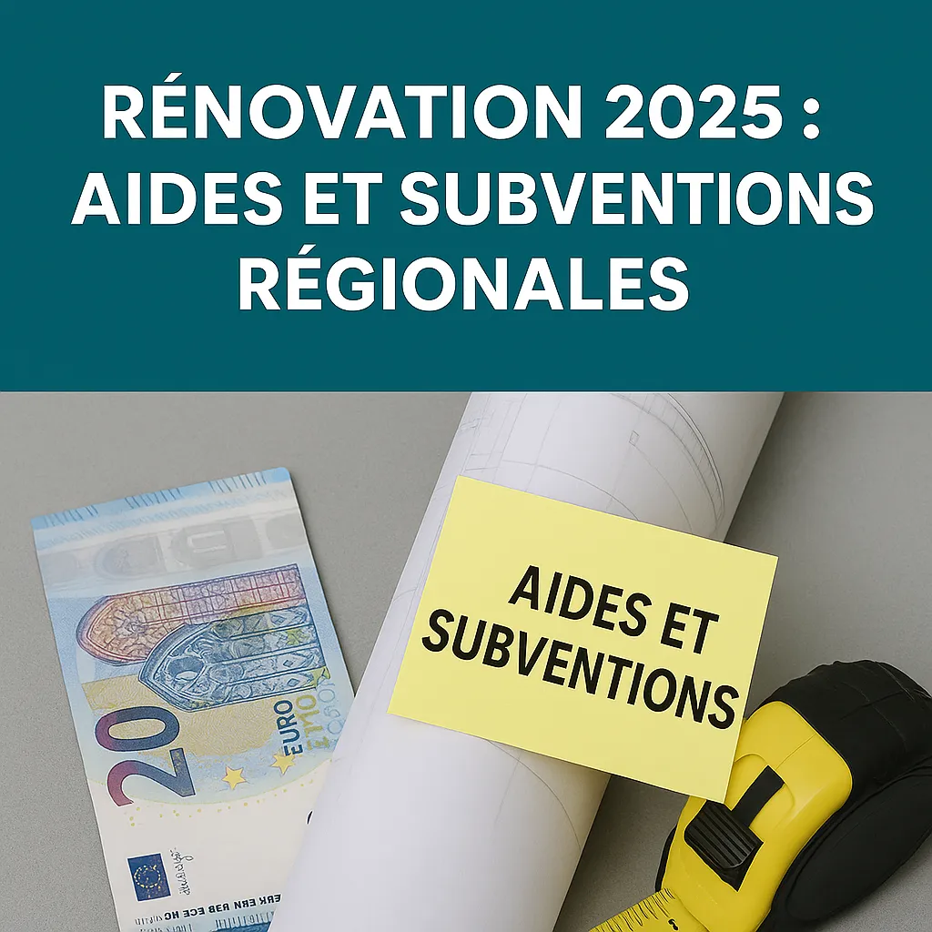 Rénovation 2025 : aides et subventions régionales